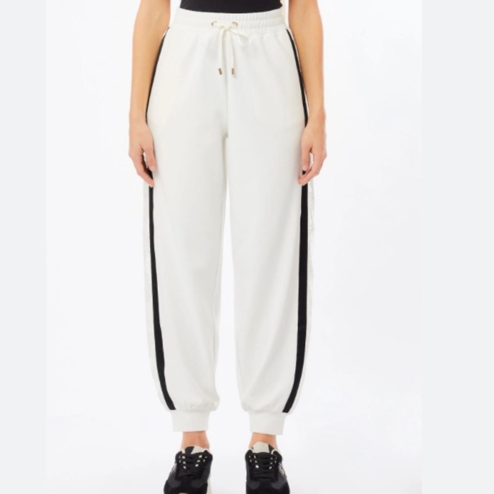 Lauren Ralph Lauren white joggers tracksuit pants, small